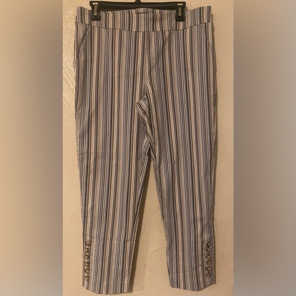 Zac and Rachel Striped Capris - Picture 1 of 2